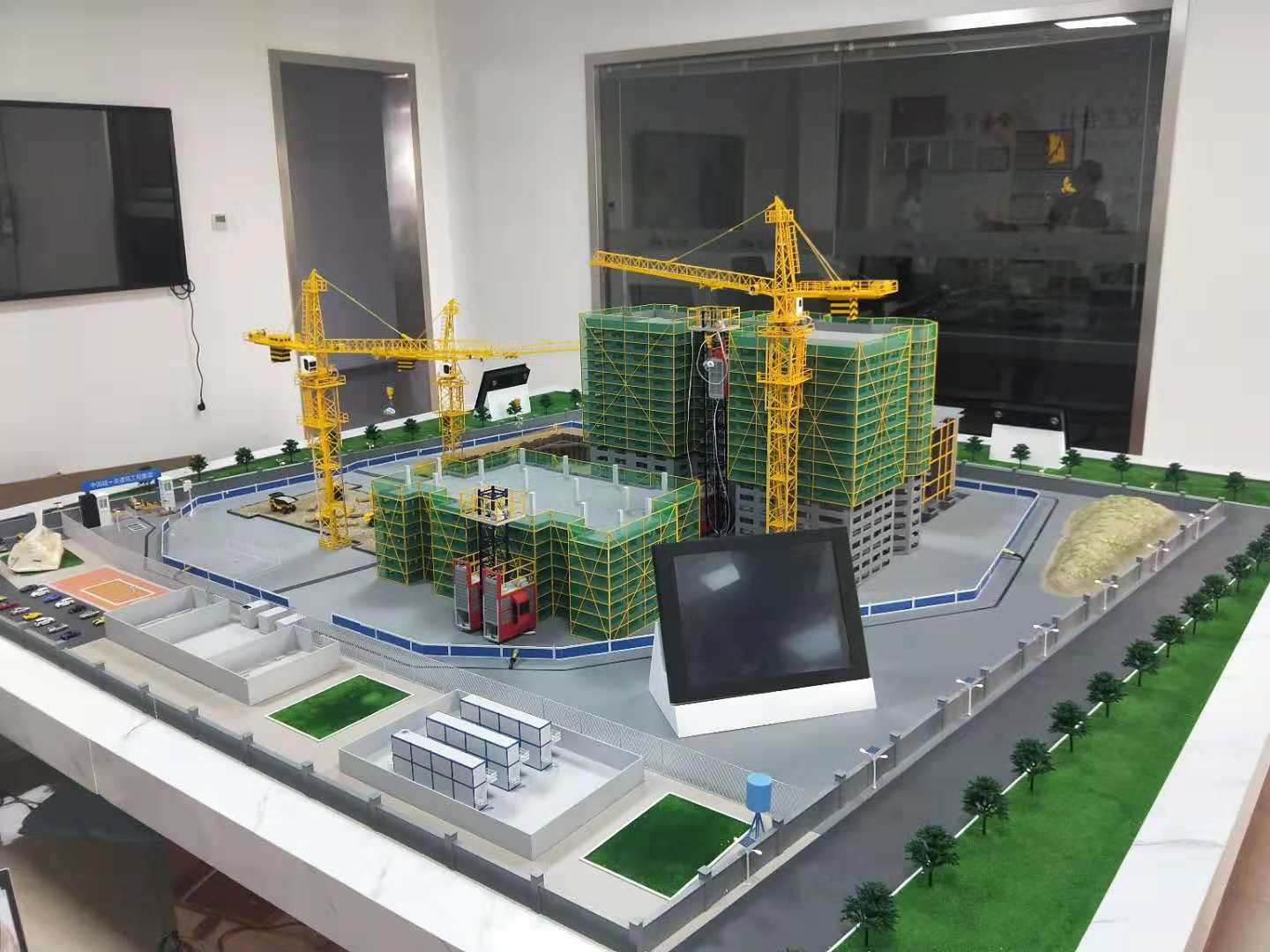 番禺区建筑施工场景模型